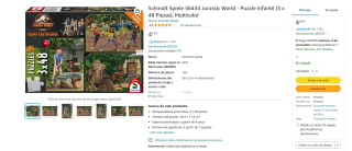 Puzzle infantil marca Schmidt Spiele 56434 Jurassic World por 4,53€