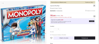 Monopoly Captain Tsubasa or 10,35 (6,21€ usuario nuevo)