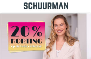 Tot 20% korting op alles bij Schuurman Schoenen