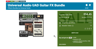 Universal Audio UAD Guitar FX Bundle Effects Bundles by Universal Audio por 54,45€