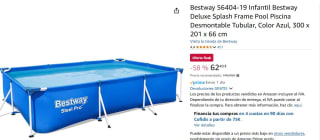 Piscina Desmontable Tubular Bestway, Azul, 300 x 201 x 66 cm, por 62,40€
