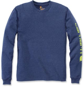 T-shirt manches longues Carhartt dark cobalt - Tailles du S au L à 14,99€