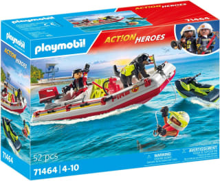 Playmobil Brandweerboot met waterscooter voor €21,33 bij Amazon