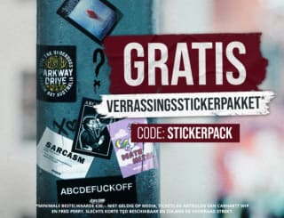 Gratis surprise stickerpakket bij bestelling bij Impericon