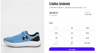 Zapatillas para Hombre Under Armour CHARGED SURGE 4 por 28€