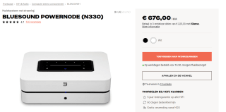 Bluesound POWERNODE N330 Streaming versterker Wit voor €676 bij Hifi Klubben