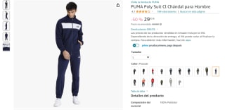 Puma Chandal Poly Suit Cl por 29,95€