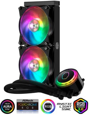 Cooler Master ML240R RGB voor €79,99 bij Amazon.nl
