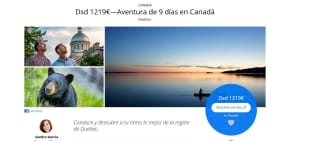 Aventura de 9 días en Canadá desde 1219€