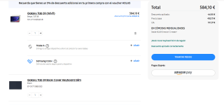 Samsung Galaxy Tab S9 de 8GB/128GB por 584,10€