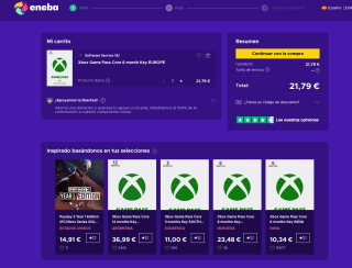 Código de Xbox Game Pass Core 6 meses para Europa por solo 21,79€