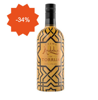 Andalusí Crema de Torrija 70cl Licor cremoso de 17% vol notas de miel canela y azahar por solo 8,95€