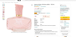 Perfume Jeanne Arthes sólido Rosas 100ml por 3,73€