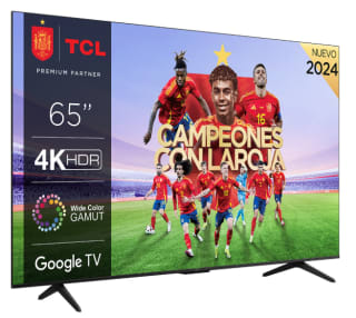 TV LED 65" TCL 65P755, 4K UHD HDR, Wide Color Gamut, Smart TV by Google TV, Dolby Vision y Atmos por 359,48€
