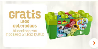 Gratis Lego opbergdoos bij aankoop vanaf €100 aan Lego of Duplo bij Fun