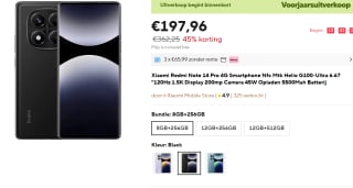 Xiaomi Redmi Note 14 Pro - 8GB/256GB voor €197 bij ALiexpress