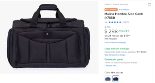 Maleta Hombre Aldo Conti (h7861) por $298 | Descuento Mercado Libre
