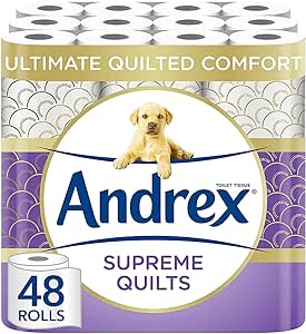 Andrex Supreme Quilts - 48 Rolls Toilet Paper - £27