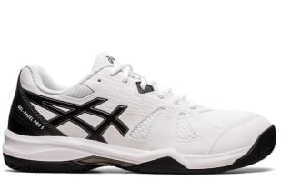 Padelschoenen Asics gel padel pro 5 wit-zwart met 50% korting bij PadelDirect