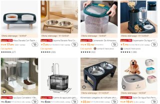 Dispensadores de comida y agua para mascotas a precios de locura