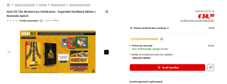 Atari 50: The Anniversary Celebration Expanded Steelbook Edition - Switch voor €34,99 bij de Mediamarkt