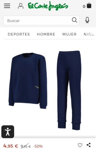 Chándal de niños Boomerang por 4,95€.