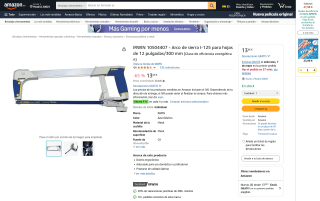 Arco de sierra Irwin para hojas de 300 mm por 13,41€