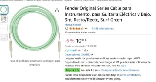 Recopilación Cable para Guitarra Eléctrica y Bajo, 3m, Recto/Recto, desde 9,30€
