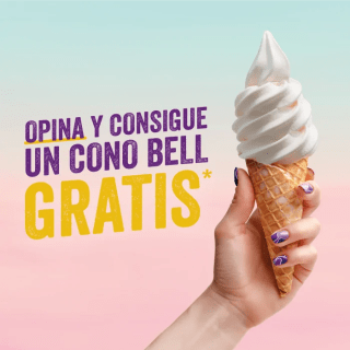 Cono Bell gratis (tras compra)