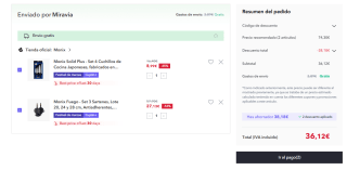 Pack Monix Fuego Set 3 Sartenes, Lote 20, 24 y 28 cm + 4 Cuchillos Cocina Japoneses solid plus por 36,12€