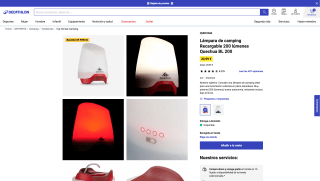 Quechua Lámpara de Camping por 22,99€