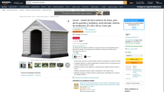 Caseta de Perro Curver Exterior de Resina por 74,89€