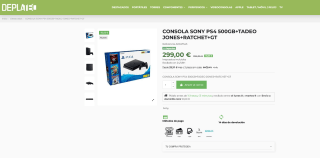 Consola Sony PS4 500GB+ tadeo jones+ratchet+gt por 299€