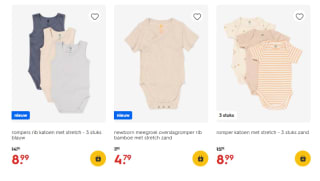 40% korting op alle rompers bij de Hema