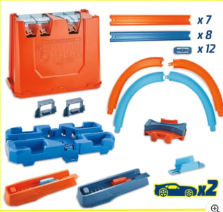 Hot Wheels Track Builder Deluxe Stunt Box Auto Racebaan voor €25,99 bij Amazon