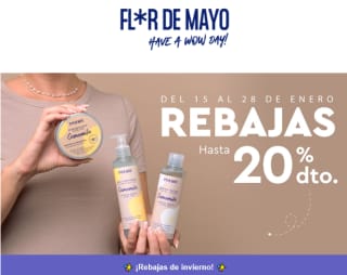 hasta 20% dto en Flor de Mayo