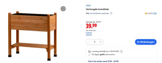 Dobar verhoogde kweekbak inhoud 50 liter voor €39,99 in de Lidl webshop