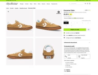 Zapatillas Converse Tobin Lona Hombre por solo 29,99€
