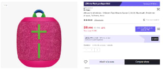 Altavoz inalámbrico - Ultimate Ears Wonderboom 3, 86 W por 44.99€