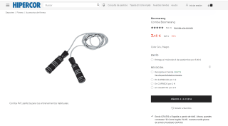 Comba Boomerang gtris/negro por 3,45€