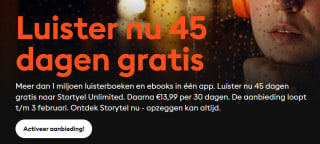 Storytel Unlimited 45 dagen gratis