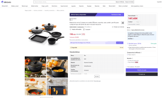 BRA Efficient Batería de Cocina 5 Piezas Aluminio Fundido con Antiadherente por 147,42€