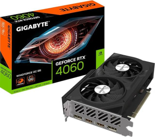 Gigabyte GeForce RTX 4060 WindForce OC 8GB GDDR6 DLSS3 por 284,90€
