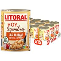 Legumbres Alubias con su sofrito marca Litroral Pack de 15x430g - Total: 6.45kg por 12,68€
