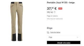 Pantalón largo de Mujer Altus Jazzi I30 por 37.99€