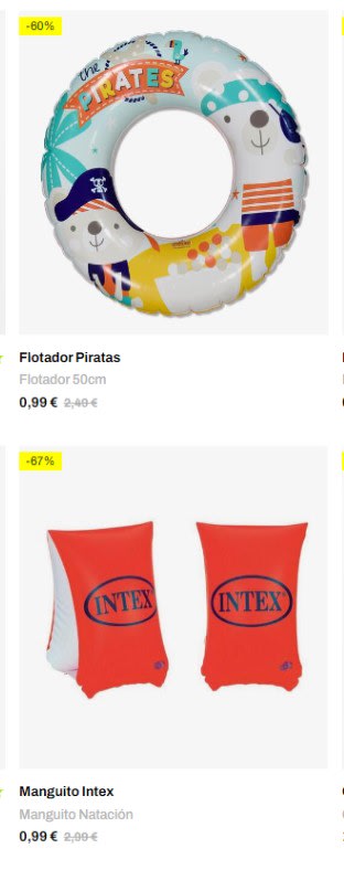 Recopilación rebajas en sprinter desde 0,49€