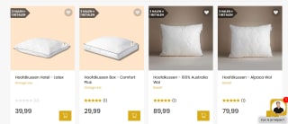 3 halen 1 betalen op beddengoed en kussens bij Dekbed-Discounter