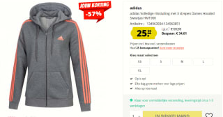 Adidas Vrouwen Sportvest voor €25,99 bij Sport-Korting