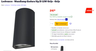 LEDVANCE Wand- en plafondarmatuur LED € 32,50 bij Bol.com