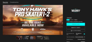 Tony Hawk's™ Pro Skater™ 1 + 2 desde Epic Games por 17,99€